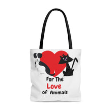 將圖片載入圖庫檢視器 For The Love Of Animals Tote Bag