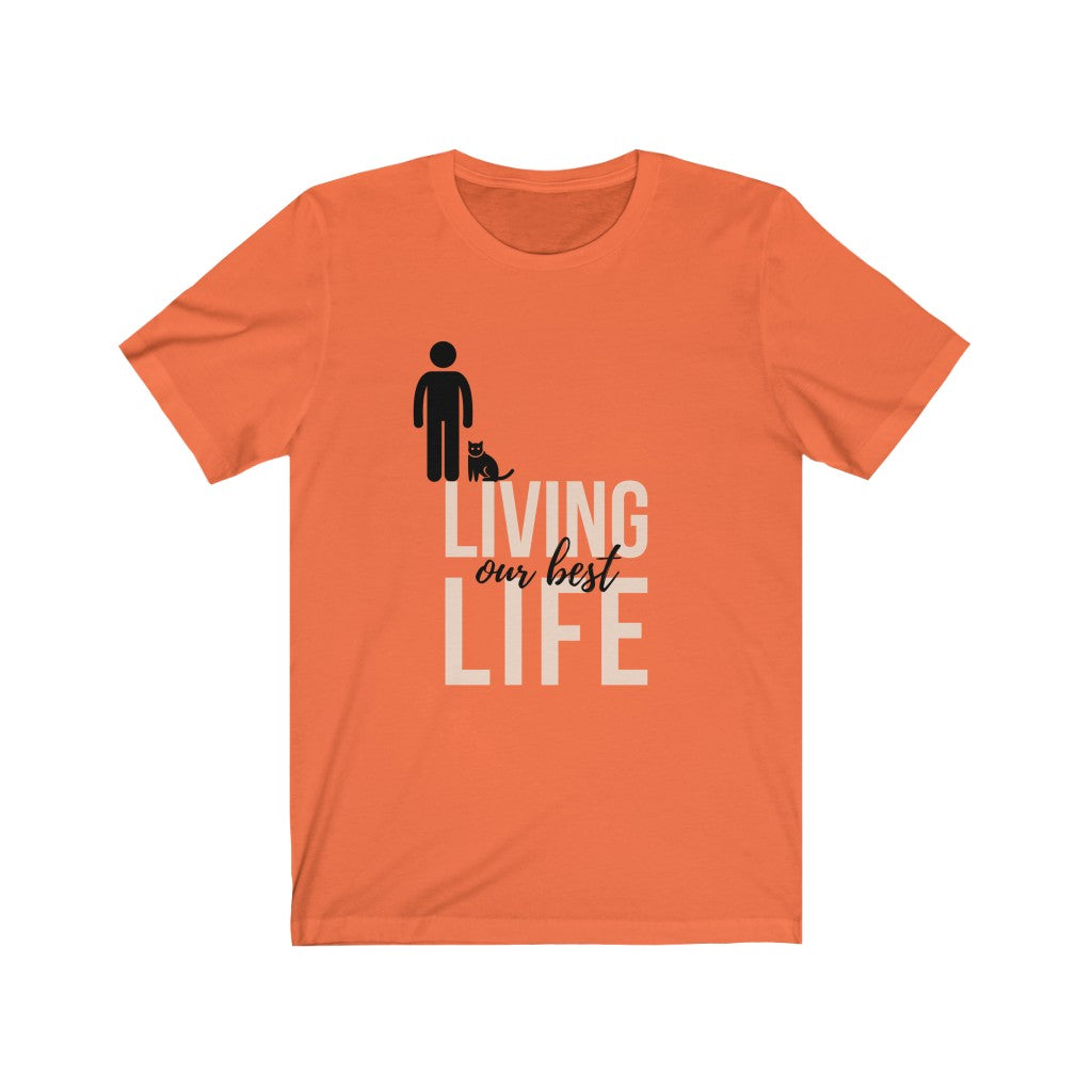 Living Our Best Life Cat Tee